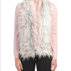 Tabitha Webb, Pastel Faux Fur Scarf